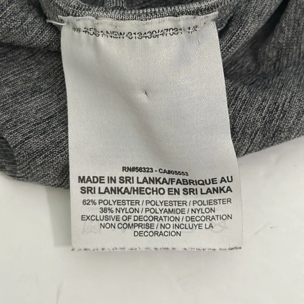 Nike racerback heather gray small